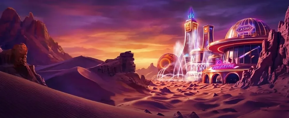 Vegazone Casino Willkommensbonus Banner mit €2600 und Freispielen